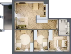 4 pokoje, mieszkanie 73,34 m², parter, oferta nr 15, Alta Novum, Bydgoszcz, Stary Fordon, ul. Altanowa 22