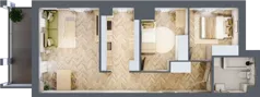 3 pokoje, mieszkanie 58,10 m², piętro 1, oferta nr 23, Alta Novum, Bydgoszcz, Stary Fordon, ul. Altanowa 22