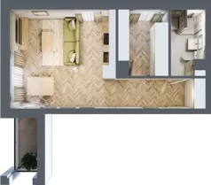 2 pokoje, mieszkanie 36,85 m², parter, oferta nr 1, Alta Novum, Bydgoszcz, Stary Fordon, ul. Altanowa 22