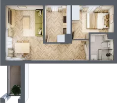 2 pokoje, mieszkanie 36,50 m², piętro 2, oferta nr 9, Alta Novum, Bydgoszcz, Stary Fordon, ul. Altanowa 22