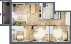 4 pokoje, mieszkanie 80,85 m², piętro 1, oferta nr 22, Alta Novum, Bydgoszcz, Stary Fordon, ul. Altanowa 22