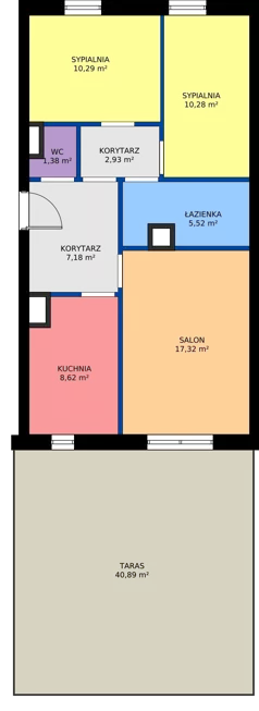 3 pokoje, mieszkanie 63,52 m², piętro 1, oferta nr M92, Nałęczowska - etap I, Lublin, Szerokie, ul. Nałęczowska 67