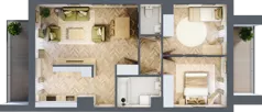 3 pokoje, mieszkanie 62,10 m², piętro 6, oferta nr M167, Nałęczowska - etap II, Lublin, Szerokie, ul. Nałęczowska 67