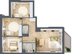 4 pokoje, mieszkanie 72,64 m², piętro 3, oferta nr M139, Nałęczowska - etap II, Lublin, Szerokie, ul. Nałęczowska 67