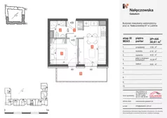 2 pokoje, mieszkanie 30,61 m², parter, oferta nr M243, Nałęczowska - etap III, Lublin, Szerokie, ul. Nałęczowska 67