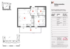 2 pokoje, mieszkanie 41,83 m², piętro 5, oferta nr M326, Nałęczowska - etap III, Lublin, Szerokie, ul. Nałęczowska 67