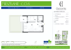2 pokoje, mieszkanie 46,58 m², parter, oferta nr C.0.6, Crocus Hill, Szczecin, Śródmieście, Śródmieście Północ, ul. Jerzego Janosika 2, 2A, 3, 3A
