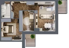 3 pokoje, apartament 60,40 m², piętro 2, oferta nr 21, Kopalniana 1, Katowice, Bogucice, ul. Kopalniana 1