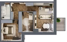 3 pokoje, apartament 60,81 m², piętro 6, oferta nr 53, Kopalniana 1, Katowice, Bogucice, ul. Kopalniana 1