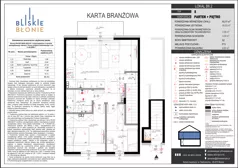 3 pokoje, mieszkanie 55,53 m², piętro 1, oferta nr B6-2, Bliskie Błonie Zadanie B, Błonie, ul. Nadrzeczna