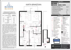 3 pokoje, mieszkanie 55,53 m², piętro 1, oferta nr B7-2, Bliskie Błonie Zadanie B, Błonie, ul. Nadrzeczna
