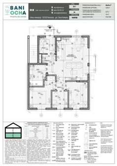 4 pokoje, mieszkanie 54,58 m², parter, oferta nr J2.1, Hej! Baniocha Zadanie J, Baniocha, wjazd od ul. Spokojnej
