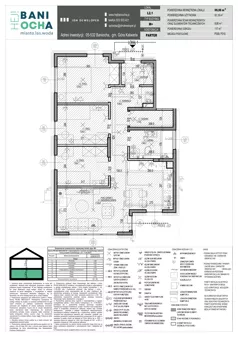 4 pokoje, mieszkanie 61,19 m², parter, oferta nr L2.1, Hej! Baniocha Zadanie L, Baniocha, wjazd od ul. Spokojnej