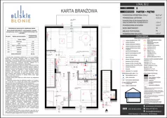 3 pokoje, mieszkanie 55,53 m², piętro 1, oferta nr B2-2, Bliskie Błonie Zadanie B, Błonie, ul. Nadrzeczna