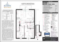 3 pokoje, mieszkanie 55,53 m², piętro 1, oferta nr B4-2, Bliskie Błonie Zadanie B, Błonie, ul. Nadrzeczna