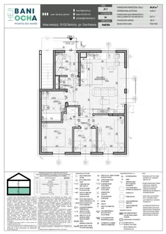 3 pokoje, mieszkanie 60,45 m², parter, oferta nr J1.1, Hej! Baniocha Zadanie J, Baniocha, wjazd od ul. Spokojnej