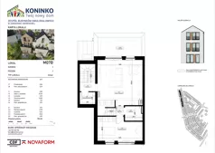 4 pokoje, mieszkanie 90,33 m², piętro 1, oferta nr 7B, Koninko, Koninko, ul. Sceniczna