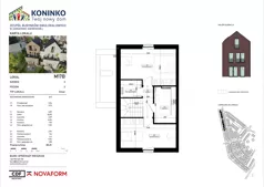 4 pokoje, mieszkanie 85,01 m², piętro 1, oferta nr 17B, Koninko, Koninko, ul. Sceniczna
