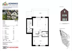 4 pokoje, mieszkanie 85,01 m², piętro 1, oferta nr 17B, Koninko, Koninko, ul. Sceniczna
