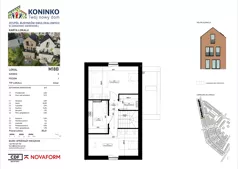 4 pokoje, mieszkanie 85,01 m², piętro 1, oferta nr 18B, Koninko, Koninko, ul. Sceniczna