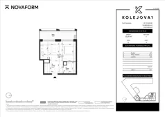 1 pokój, apartament 33,20 m², piętro 4, oferta nr D_04_35B, Kolejova 1, Poznań, Grunwald, Łazarz, ul. Kolejowa 1a-d