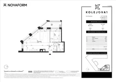 2 pokoje, apartament 48,14 m², piętro 5, oferta nr D_05_47A, Kolejova 1, Poznań, Grunwald, Łazarz, ul. Kolejowa 1a-d