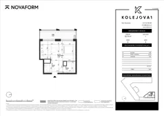 1 pokój, apartament 32,76 m², piętro 8, oferta nr D_08_64B, Kolejova 1, Poznań, Grunwald, Łazarz, ul. Kolejowa 1a-d