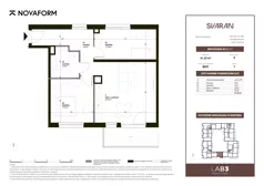 3 pokoje, mieszkanie 61,22 m², piętro 1, oferta nr B2.C.1.1, Svaran, Swarzędz, ul. Wrzesińska