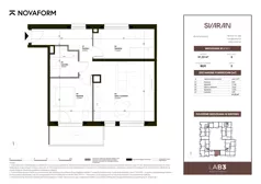 3 pokoje, mieszkanie 61,22 m², piętro 2, oferta nr B2.C.2.1, Svaran, Swarzędz, ul. Wrzesińska