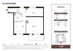 3 pokoje, mieszkanie 61,22 m², piętro 2, oferta nr B2.C.3.1, Svaran, Swarzędz, ul. Wrzesińska