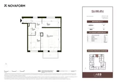 3 pokoje, mieszkanie 65,58 m², piętro 3, oferta nr B2.D.3.1, Svaran, Swarzędz, ul. Wrzesińska