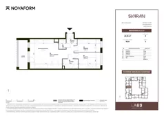 3 pokoje, mieszkanie 65,56 m², piętro 2, oferta nr B2.D.2.5, Svaran, Swarzędz, ul. Wrzesińska