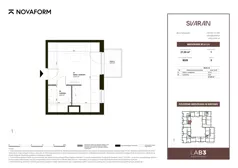 1 pokój, mieszkanie 27,05 m², piętro 3, oferta nr B2.D.3.4, Svaran, Swarzędz, ul. Wrzesińska