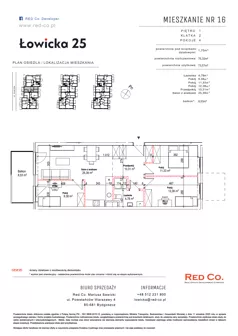 4 pokoje, mieszkanie 71,87 m², piętro 1, oferta nr 16, Łowicka 25, Bydgoszcz, Brdyujście, ul. Łowicka 25
