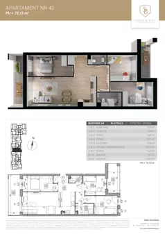 4 pokoje, mieszkanie 72,13 m², piętro 2, oferta nr M42, Sobola Biel - Budynek A9, Suwałki, ul. Aleksandry Piłsudskiej