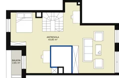 4 pokoje, mieszkanie 97,07 m², piętro 4, oferta nr M97, Ultra Marina, Ełk, Jeziorna, ul. bp. Edwarda Samsela 3