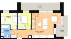 5 pokoi, mieszkanie 101,63 m², piętro 4, oferta nr M98, Ultra Marina, Ełk, Jeziorna, ul. bp. Edwarda Samsela 3