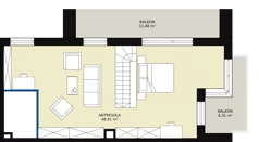 5 pokoi, mieszkanie 101,63 m², piętro 4, oferta nr M98, Ultra Marina, Ełk, Jeziorna, ul. bp. Edwarda Samsela 3