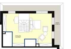 4 pokoje, mieszkanie 97,21 m², piętro 4, oferta nr M105, Ultra Marina, Ełk, Jeziorna, ul. bp. Edwarda Samsela 3