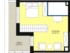 1 pokój, mieszkanie 65,35 m², piętro 4, oferta nr M41, Ultra Marina, Ełk, Jeziorna, ul. bp. Edwarda Samsela 3