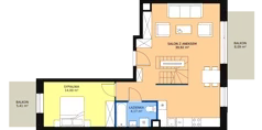1 pokój, mieszkanie 94,00 m², piętro 4, oferta nr M64, Ultra Marina, Ełk, Jeziorna, ul. bp. Edwarda Samsela 3
