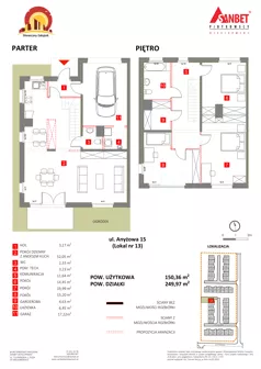 Dom 150,36 m², oferta nr 13, Słoneczny Zakątek – Szeregi, Kąty Wrocławskie, ul. Anyżowa, Nagietkowa 