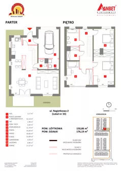 Dom 150,86 m², oferta nr 33, Słoneczny Zakątek – Szeregi, Kąty Wrocławskie, ul. Anyżowa, Nagietkowa 
