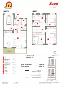 Dom 142,26 m², oferta nr 15, Słoneczny Zakątek – Szeregi, Kąty Wrocławskie, ul. Anyżowa, Nagietkowa