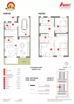 Dom 130,50 m², oferta nr 11, Słoneczny Zakątek – Szeregi, Kąty Wrocławskie, ul. Anyżowa, Nagietkowa 