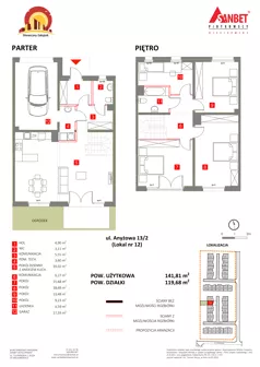 Dom 141,81 m², oferta nr 12, Słoneczny Zakątek – Szeregi, Kąty Wrocławskie, ul. Anyżowa, Nagietkowa 