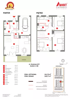 Dom 141,79 m², oferta nr 18, Słoneczny Zakątek – Szeregi, Kąty Wrocławskie, ul. Anyżowa, Nagietkowa