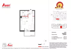 1 pokój, mieszkanie 29,58 m², piętro 3, oferta nr 3/24, Słoneczny Zakątek – mieszkania, Kąty Wrocławskie, ul. Bazyliowa/Imbirowa