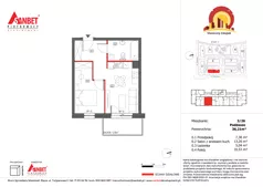 2 pokoje, mieszkanie 36,23 m², piętro 3, oferta nr 3/26, Słoneczny Zakątek – mieszkania, Kąty Wrocławskie, ul. Bazyliowa/Imbirowa