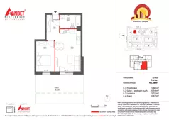 2 pokoje, mieszkanie 42,59 m², piętro 2, oferta nr 5/10, Słoneczny Zakątek – mieszkania, Kąty Wrocławskie, ul. Bazyliowa/Imbirowa